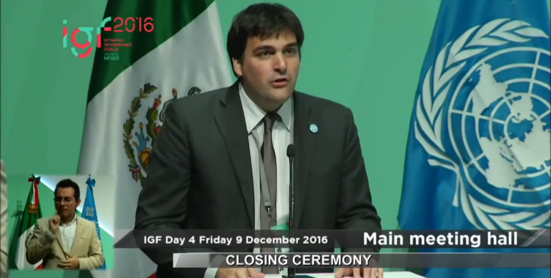 Andrés Piazza, Director Ejecutivo de LACTLD, entidad que nuclea a las organizaciones de dominios de Internet de nivel superior geográfico para Amércia Latina y el Caribe