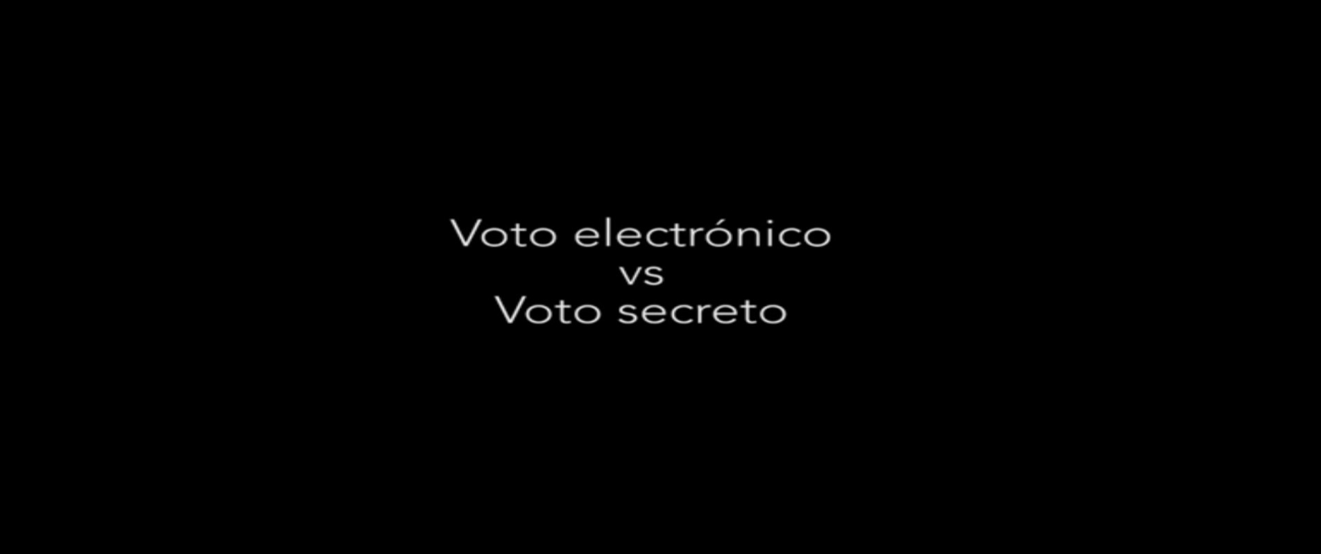 Voto Electrónico Vs. Voto en Papel