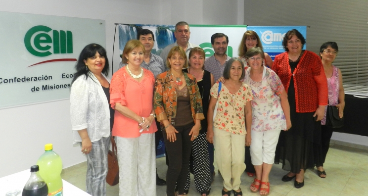 Participaron la titular de la rama femenina de la CEM, Patricia Roberts, el presidente de la entidad, Gerardo Díaz Beltrán y Lilia Marchesini, ministra de Derechos Humanos de la provincia de Misiones